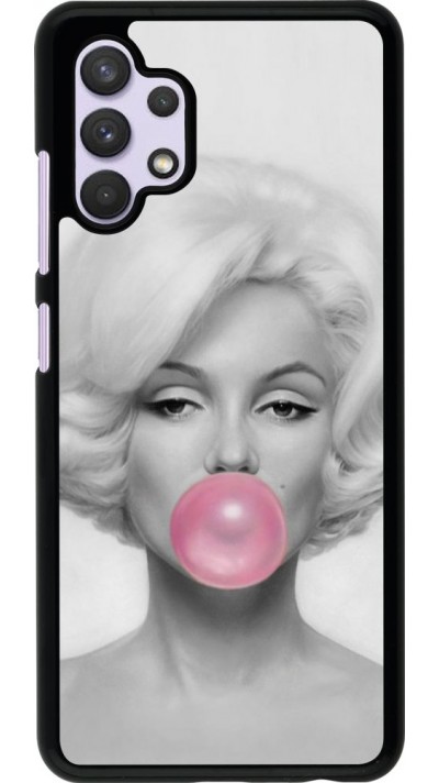 Hülle Samsung Galaxy A32 - Marilyn Bubble