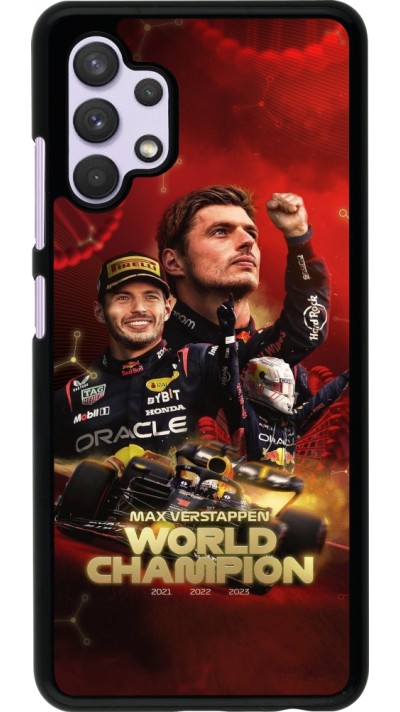 Samsung Galaxy A32 Case Hülle - Max Verstappen Champion 2023