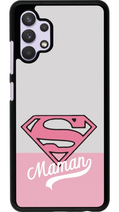 Samsung Galaxy A32 Case Hülle - Mom 2024 Super hero maman