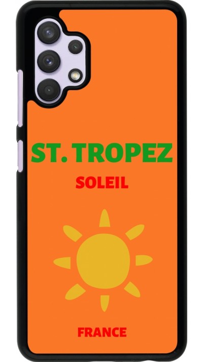 Samsung Galaxy A32 Case Hülle - Pop Summer Destination St-Tropez