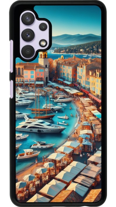 Samsung Galaxy A32 Case Hülle - Saint-Tropez Strand