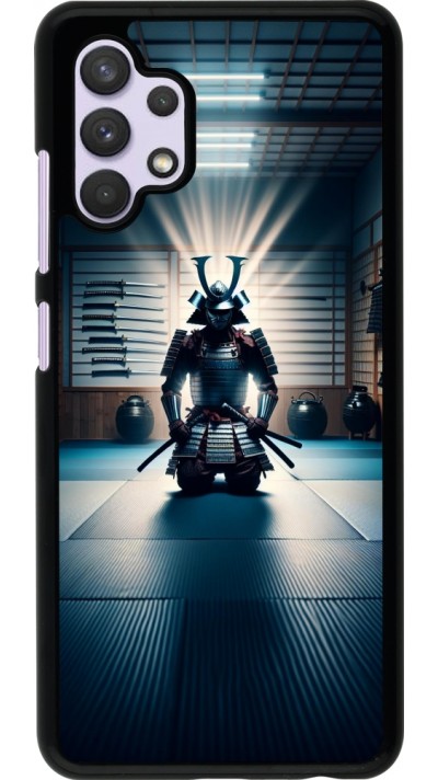 Samsung Galaxy A32 Case Hülle - Samurai im Gebet