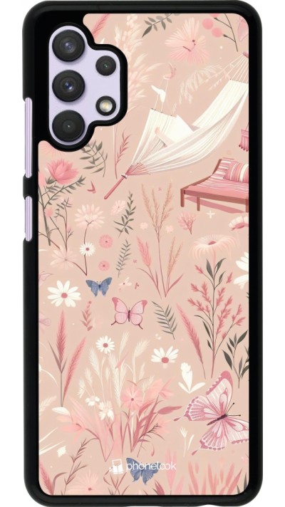 Samsung Galaxy A32 Case Hülle - Sommer Pastellmuster