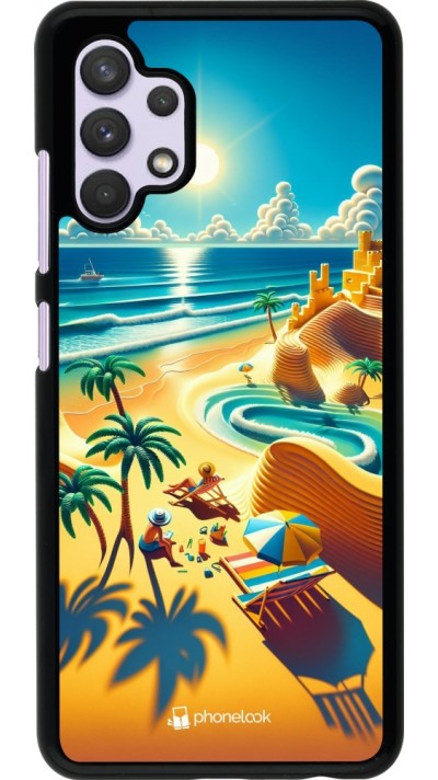 Samsung Galaxy A32 Case Hülle - Sonnenuntergang Brise