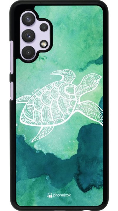 Hülle Samsung Galaxy A32 - Turtle Aztec Watercolor