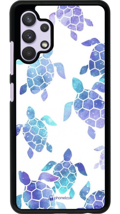 Hülle Samsung Galaxy A32 - Turtles pattern watercolor