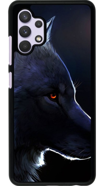 Hülle Samsung Galaxy A32 - Wolf Shape