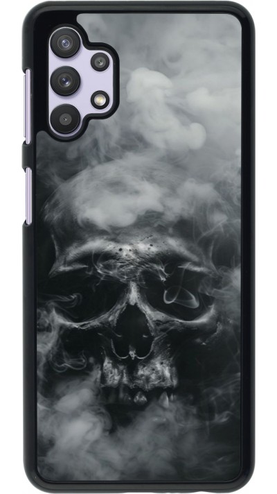 Samsung Galaxy A32 5G Case Hülle - Halloween 2024 smoky skull