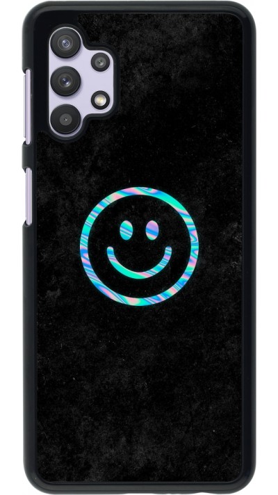 Samsung Galaxy A32 5G Case Hülle - Happy smiley irisirt