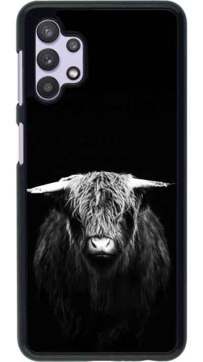 Samsung Galaxy A32 5G Case Hülle - Highland calf black