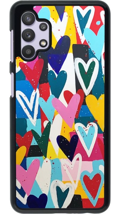 Hülle Samsung Galaxy A32 5G - Joyful Hearts