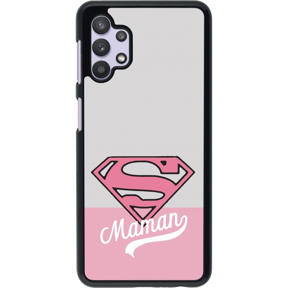 Samsung Galaxy A32 5G Case Hülle - Mom 2024 Super hero maman