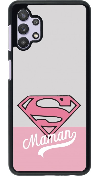 Samsung Galaxy A32 5G Case Hülle - Mom 2024 Super hero maman