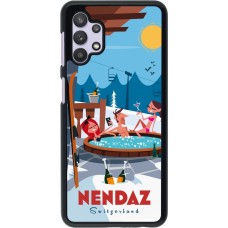 Samsung Galaxy A32 5G Case Hülle - Nendaz Mountain Jacuzzi