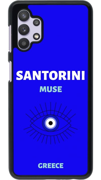 Samsung Galaxy A32 5G Case Hülle - Pop Summer Destination Santorini