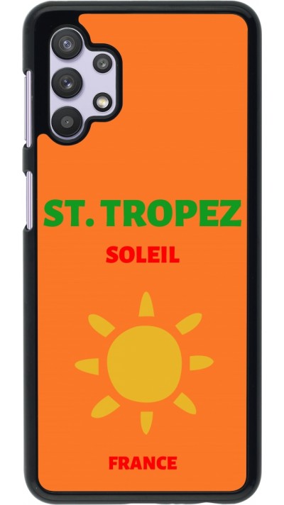 Samsung Galaxy A32 5G Case Hülle - Pop Summer Destination St-Tropez