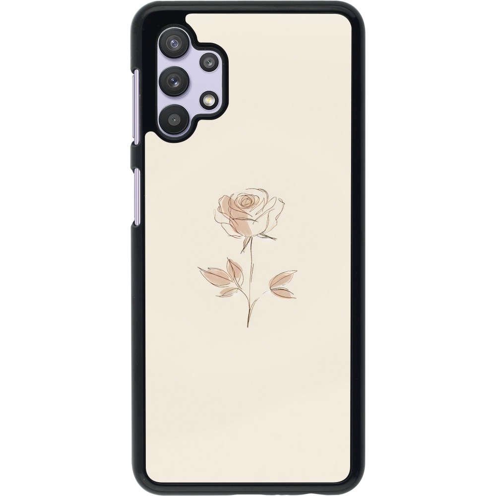 Samsung Galaxy A32 5G Case Hülle - Rosa Sand Minimalistisch