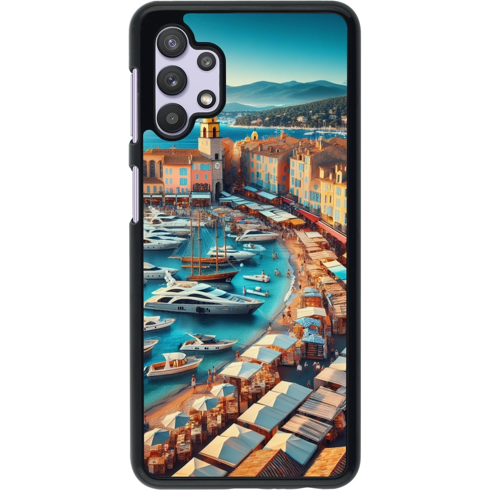 Samsung Galaxy A32 5G Case Hülle - Saint-Tropez Strand