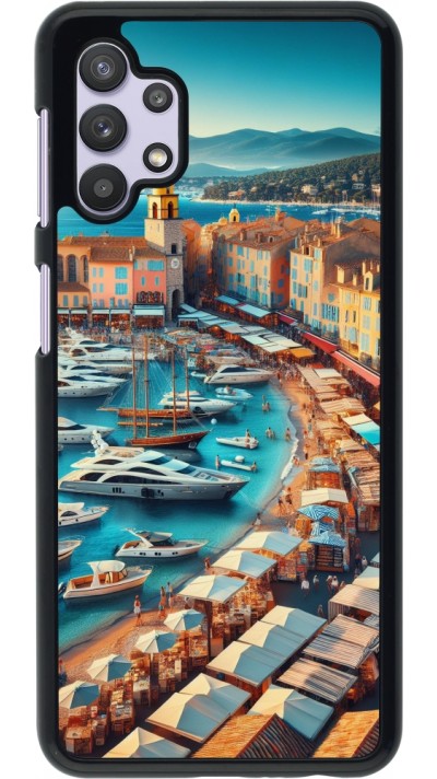 Samsung Galaxy A32 5G Case Hülle - Saint-Tropez Strand