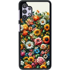 Samsung Galaxy A32 5G Case Hülle - Sommer Blumenmuster