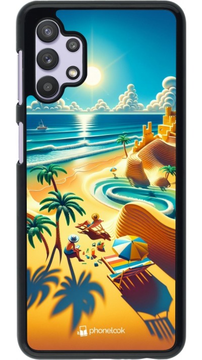 Samsung Galaxy A32 5G Case Hülle - Sonnenuntergang Brise