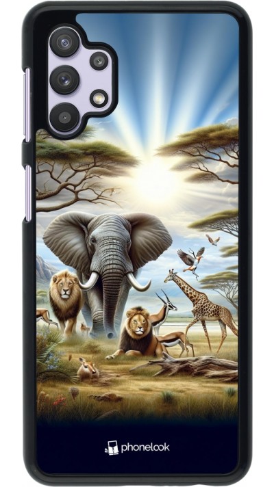 Samsung Galaxy A32 5G Case Hülle - Afrikanisches Wildleben