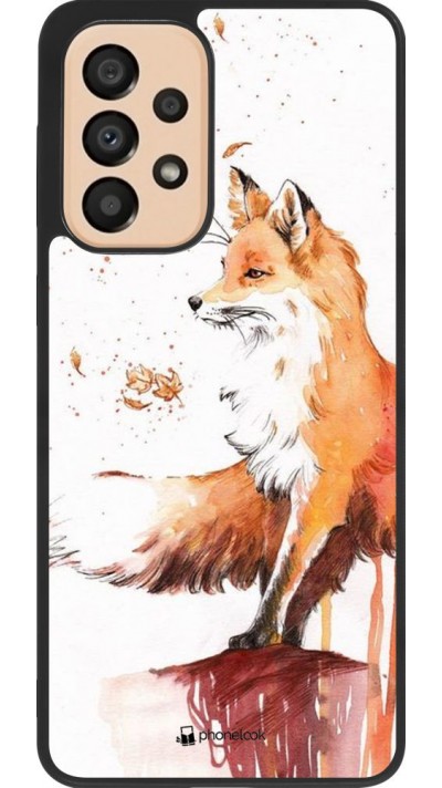 Hülle Samsung Galaxy A33 5G - Silikon schwarz Autumn 21 Fox