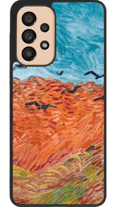 Samsung Galaxy A33 5G Case Hülle - Silikon schwarz Autumn 22 Van Gogh style