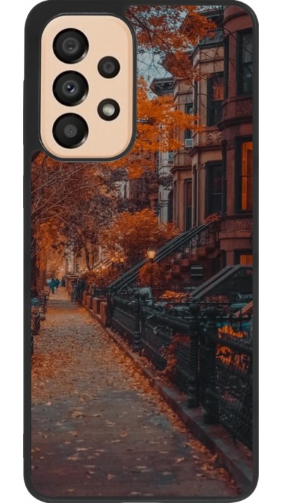 Samsung Galaxy A33 5G Case Hülle - Silikon schwarz Autumn 2024 city