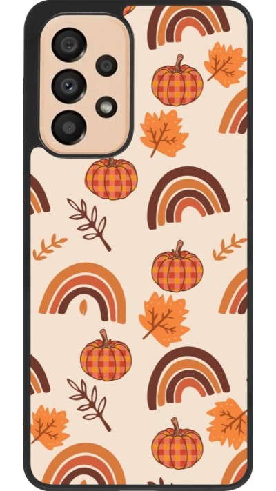 Samsung Galaxy A33 5G Case Hülle - Silikon schwarz Autumn 2024 rainbow