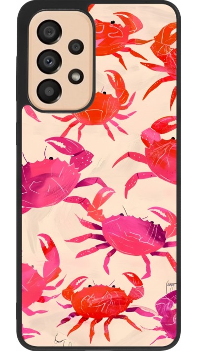 Coque Samsung Galaxy A33 5G - Silicone rigide noir Crabs Paint