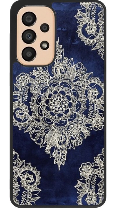 Hülle Samsung Galaxy A33 5G - Silikon schwarz Cream Flower Moroccan