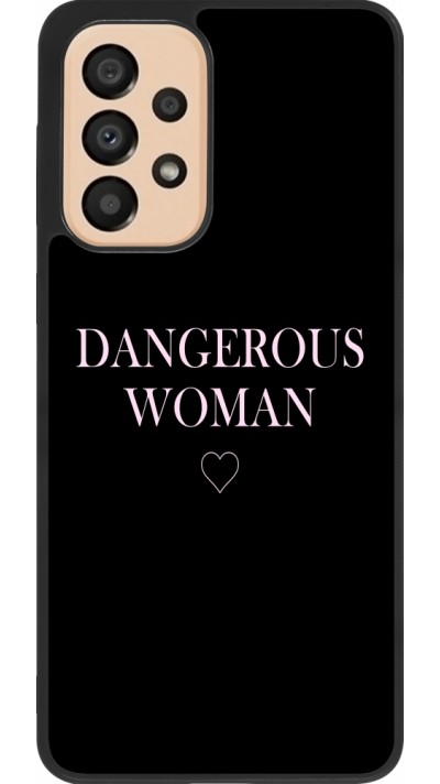 Hülle Samsung Galaxy A33 5G - Silikon schwarz Dangerous woman