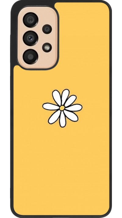 Samsung Galaxy A33 5G Case Hülle - Silikon schwarz Easter 2023 daisy