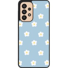 Samsung Galaxy A33 5G Case Hülle - Silikon schwarz Easter 2024 daisy flower