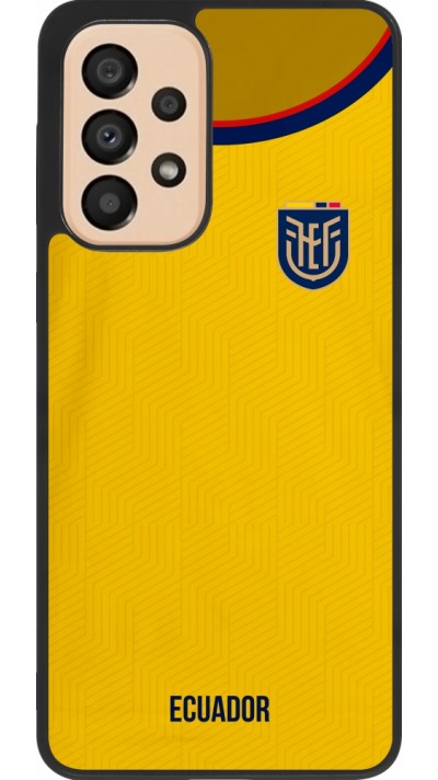 Samsung Galaxy A33 5G Case Hülle - Silikon schwarz Ecuador 2022 Fußballtrikot