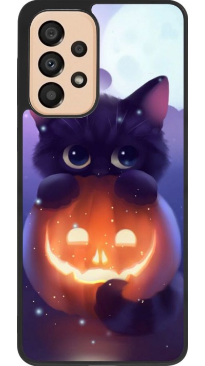 Hülle Samsung Galaxy A33 5G - Silikon schwarz Halloween 17 15