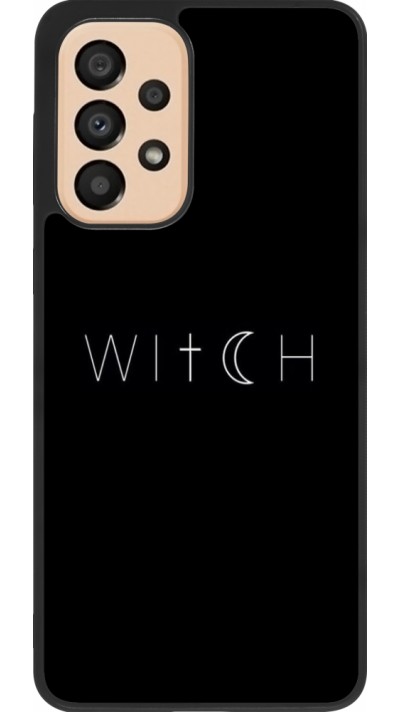 Samsung Galaxy A33 5G Case Hülle - Silikon schwarz Halloween 22 witch word