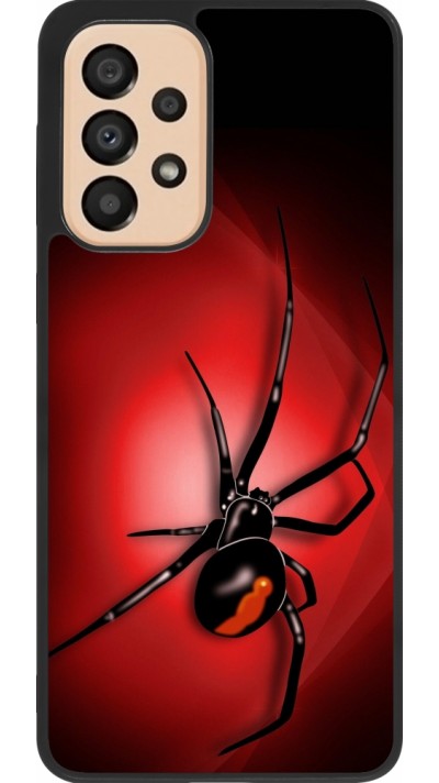 Samsung Galaxy A33 5G Case Hülle - Silikon schwarz Halloween 2023 spider black widow