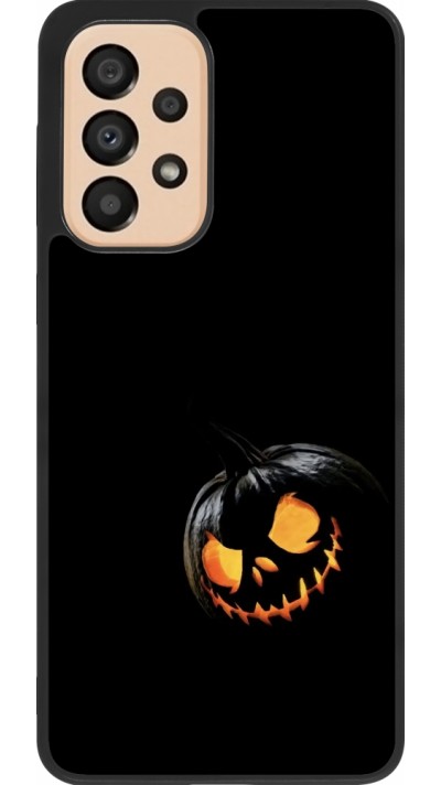 Samsung Galaxy A33 5G Case Hülle - Silikon schwarz Halloween 2023 discreet pumpkin