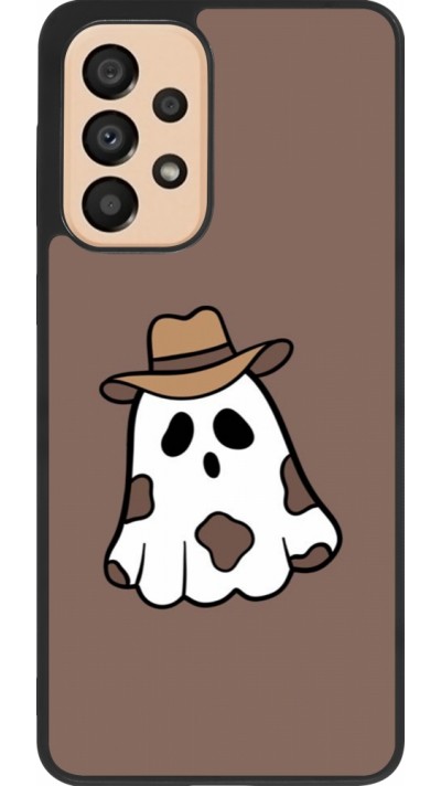 Samsung Galaxy A33 5G Case Hülle - Silikon schwarz Halloween 2024 cowboy ghost