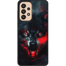 Samsung Galaxy A33 5G Case Hülle - Silikon schwarz Halloween 2024 mad werewolf