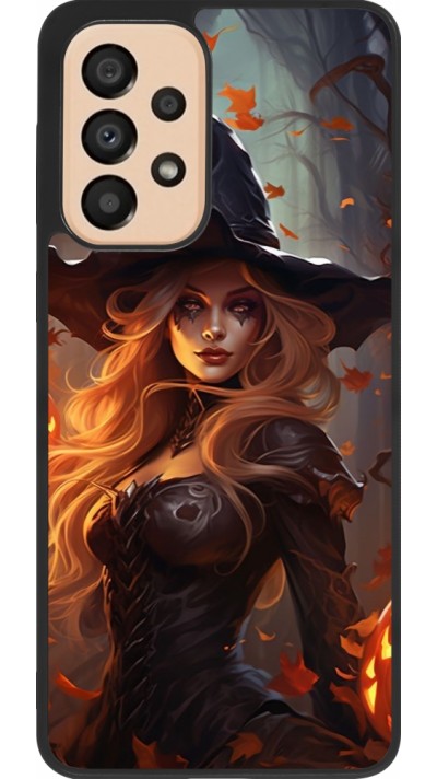 Samsung Galaxy A33 5G Case Hülle - Silikon schwarz Halloween 2024 sexy witch