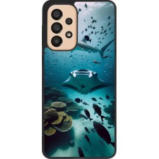 Samsung Galaxy A33 5G Case Hülle - Silikon schwarz Manta Lagune Reinigung