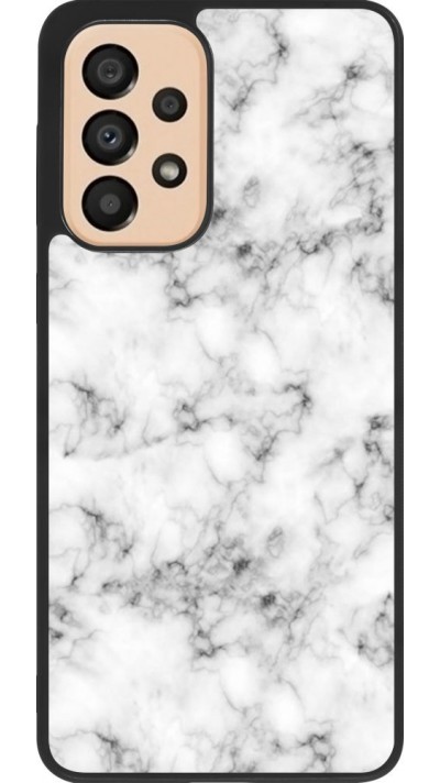 Hülle Samsung Galaxy A33 5G - Silikon schwarz Marble 01