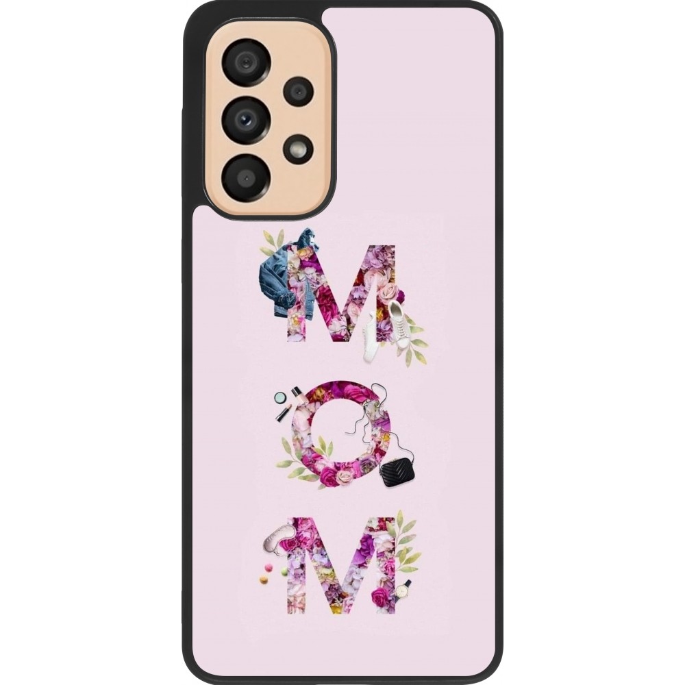 Samsung Galaxy A33 5G Case Hülle - Silikon schwarz Mom 2024 girly mom