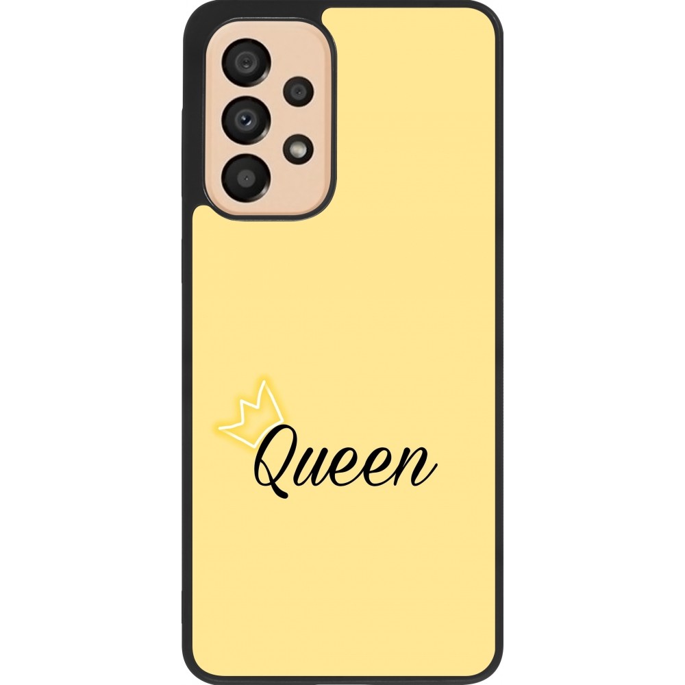 Samsung Galaxy A33 5G Case Hülle - Silikon schwarz Mom 2024 Queen