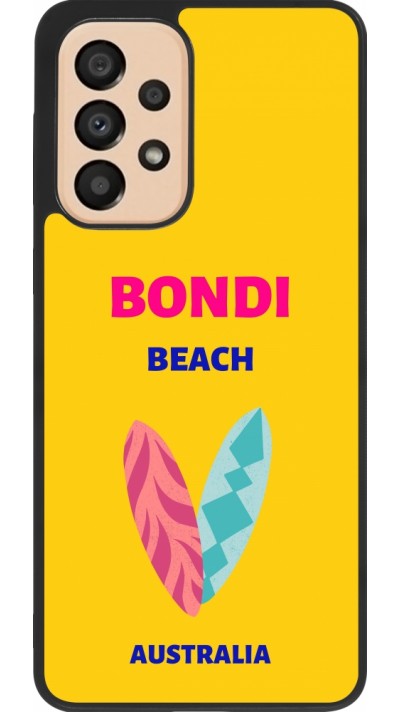 Samsung Galaxy A33 5G Case Hülle - Silikon schwarz Pop Summer Destination Bondi