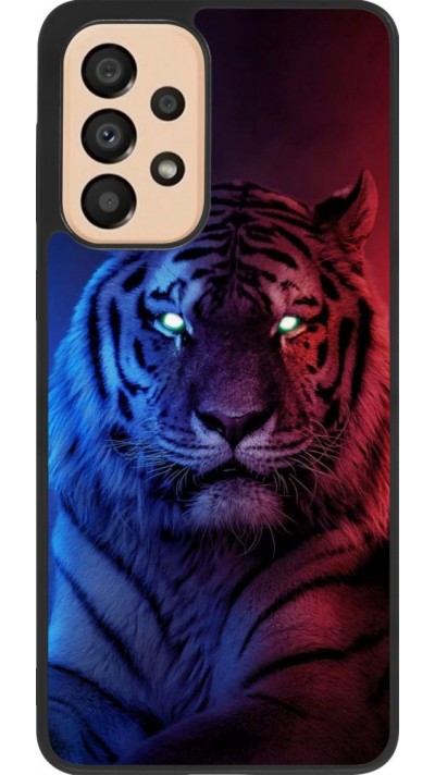 Hülle Samsung Galaxy A33 5G - Silikon schwarz Tiger Blue Red