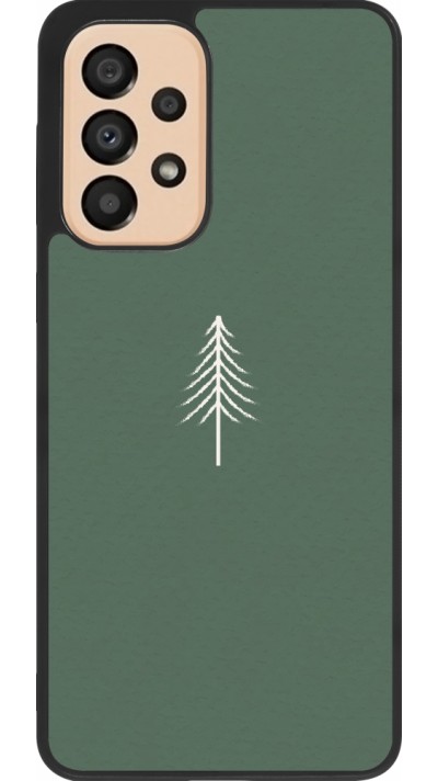 Samsung Galaxy A33 5G Case Hülle - Silikon schwarz Christmas 22 minimalist tree